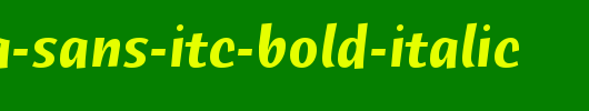 Humana-Sans-ITC-Bold-Italic.ttf