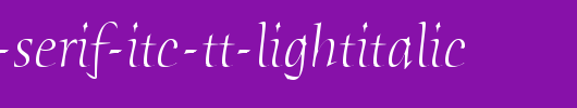 Humana-Serif-ITC-TT-LightItalic.ttf