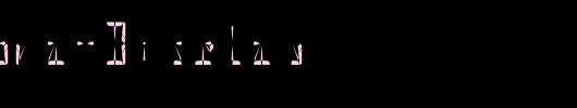 Hypernova-Display_英文字体