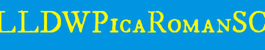 IMFELLDWPicaRomanSC_英文字体