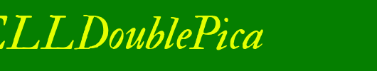 IMFELLDoublePica_英文字体