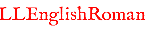 IMFELLEnglishRoman_英文字体