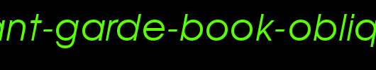 ITC-Avant-Garde-Book-Oblique-SWA.ttf