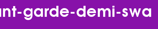 ITC-Avant-Garde-Demi-SWA.ttf