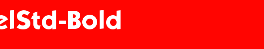 ITCKabelStd-Bold_英文字体