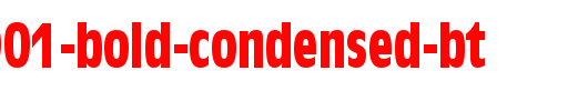 Incised-901-Bold-Condensed-BT.ttf