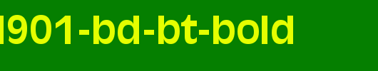 Incised901-Bd-BT-Bold.ttf