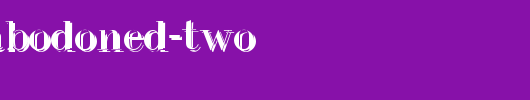 IntellectaBodoned-Two.ttf