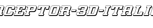 Interceptor-3D-Italic.ttf