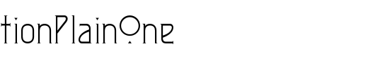 JMExpositionPlainOne_英文字体