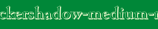 JohnBeckerShadow-Medium-Regular.ttf