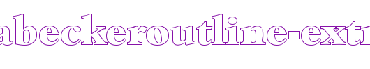 JoshuaBeckerOutline-ExtraBold-Regular.ttf