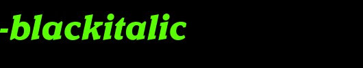Kandal-BlackItalic.ttf