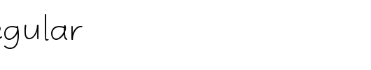 Kasih-Regular_英文字体