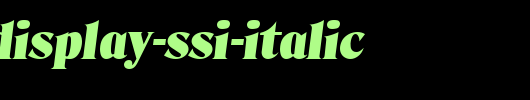 Kazan-Display-SSi-Italic.ttf