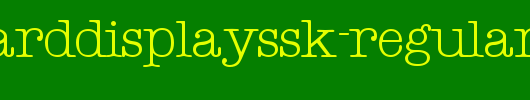KeyboardDisplaySSK-Regular.ttf