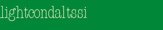 KeyboardLightCondAltSSi.ttf