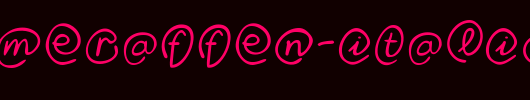Klammeraffen-Italic.ttf