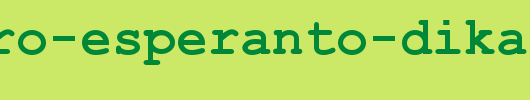 Kuriero-Esperanto-Dika.ttf
