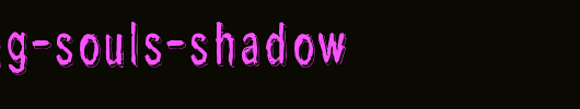Last-living-souls-Shadow_英文字体
