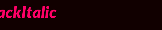 Lato-BlackItalic_英文字体