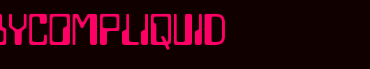 LazenbyCompLiquid_英文字体
