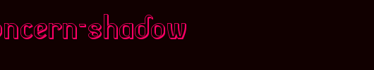Lesser-Concern-Shadow.ttf