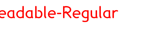 LexieReadable-Regular_英文字体