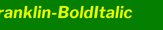 LibreFranklin-BoldItalic_英文字体