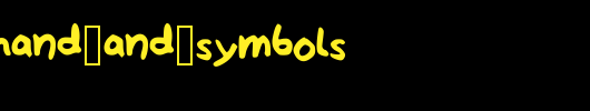 Lindberg_hand_and_symbols.ttf
