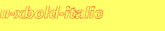 LinearOu-Xbold-Italic.ttf