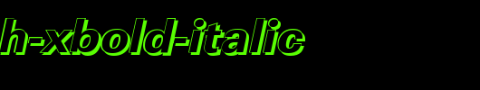 LinearSh-Xbold-Italic.ttf