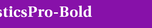 LinguisticsPro-Bold_英文字体