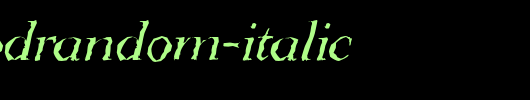 LingwoodRandom-Italic.ttf