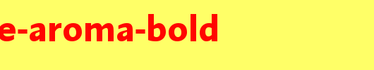 Linotype-Aroma-Bold.ttf