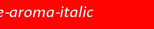 Linotype-Aroma-Italic.ttf