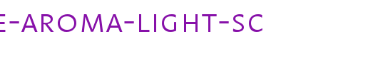 Linotype-Aroma-Light-SC.ttf