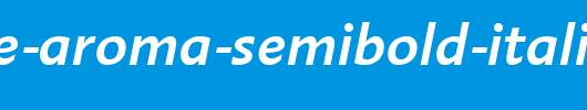 Linotype-Aroma-Semibold-Italic.ttf