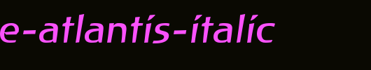 Linotype-Atlantis-Italic.ttf