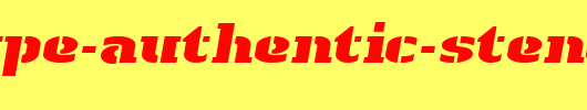 Linotype-Authentic-Stencil-BlackItalic.ttf