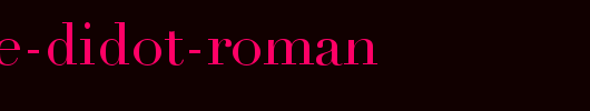 Linotype-Didot-Roman.ttf