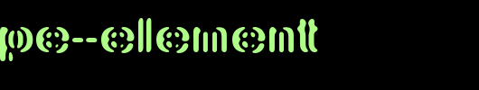 Linotype-Element.ttf