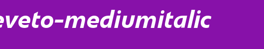 LinotypeVeto-MediumItalic.ttf
