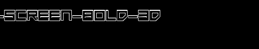 Low-Gun-Screen-Bold-3D.ttf