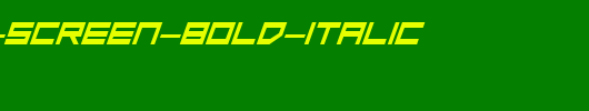Low-Gun-Screen-Bold-Italic.ttf