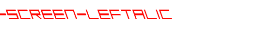 Low-Gun-Screen-Leftalic.ttf