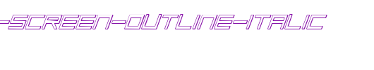 Low-Gun-Screen-Outline-Italic.ttf