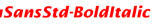 LucidaSansStd-BoldItalic_英文字体