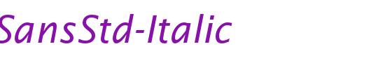 LucidaSansStd-Italic_英文字体