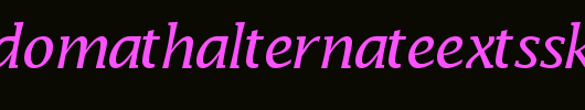 MachadoMathAlternateExtSSK.ttf